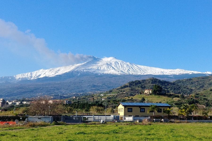Active volcano in Italy