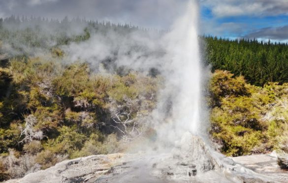 What is the connection between volcanic activity and geothermal energy