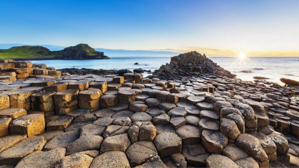 The Giant's Causeway in Northern Ireland