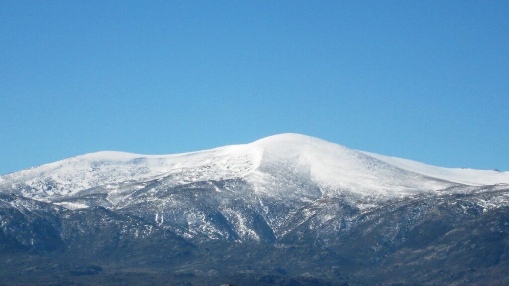 The Sistema Central mountain range in Spain