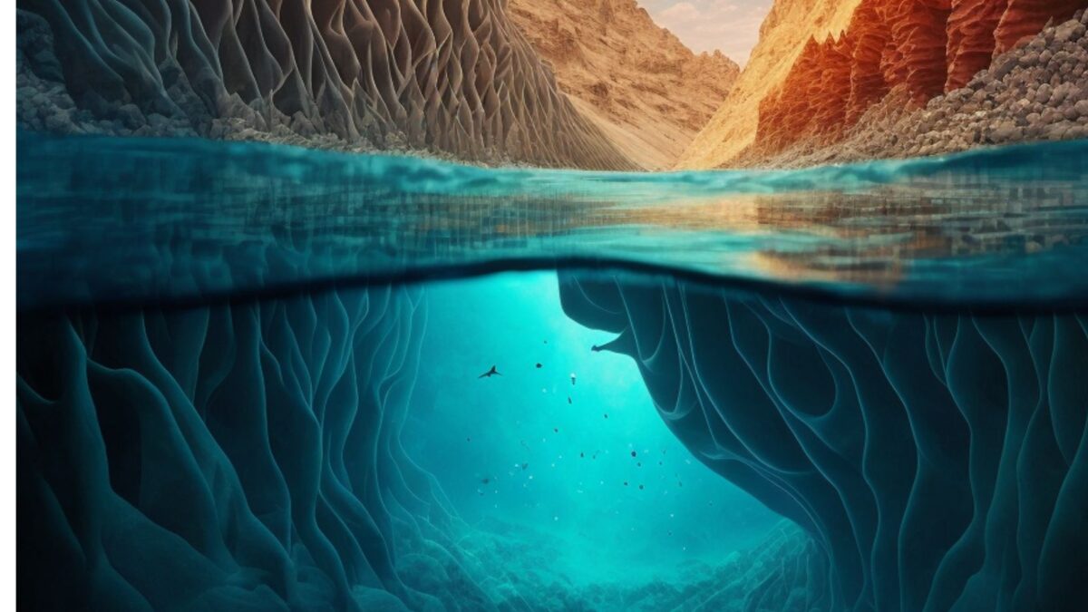 The creation of underwater canyons