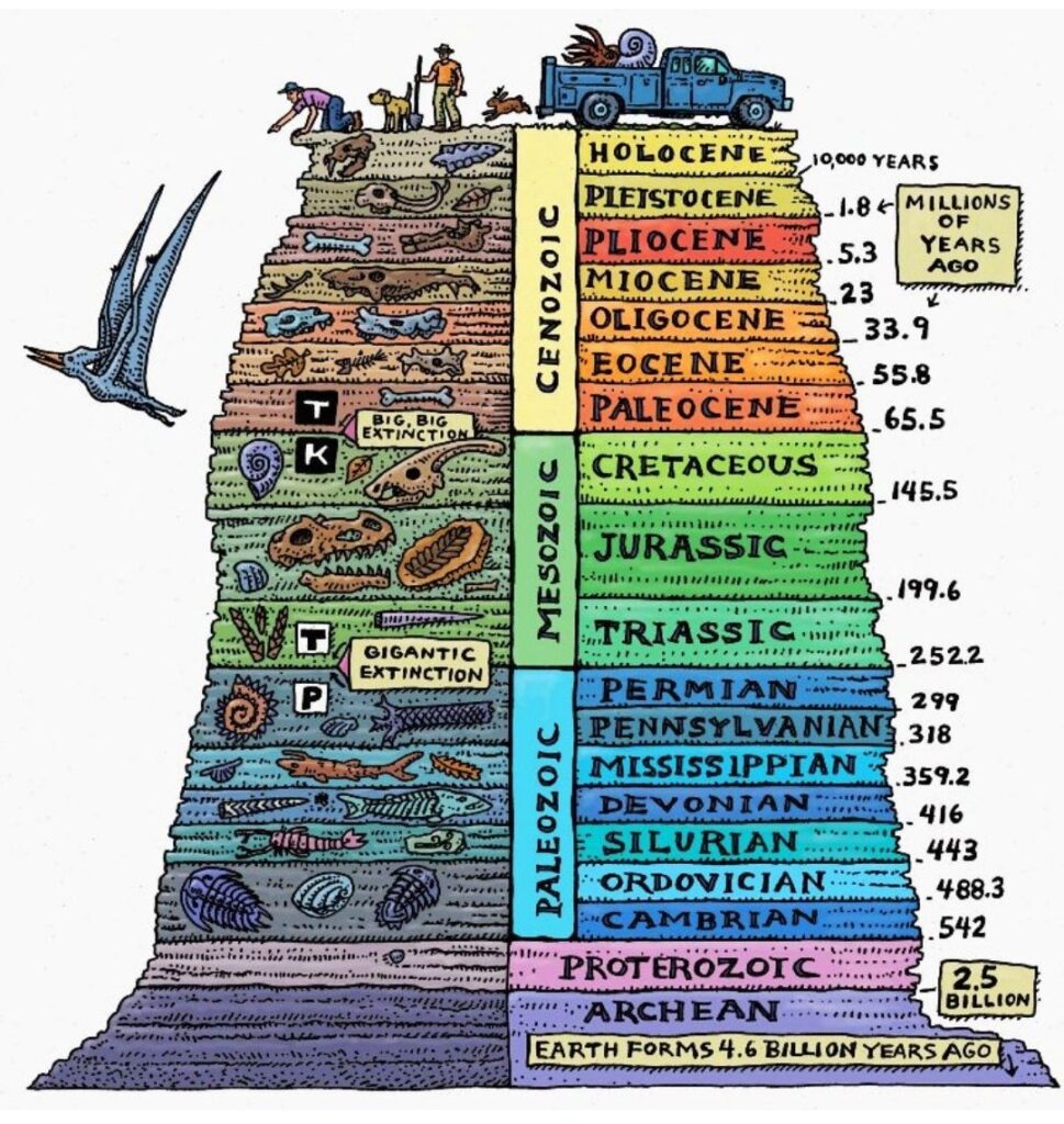 What is the geologic time scale? lesson review answers