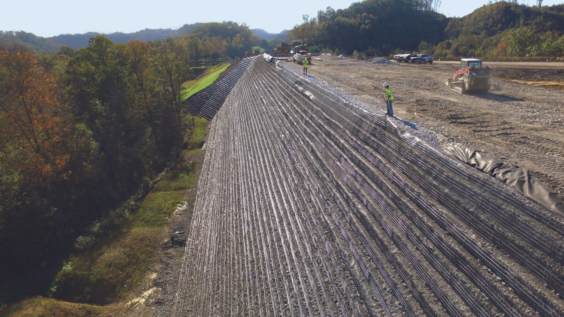 Repair of a Failed Slope Using Geogrid