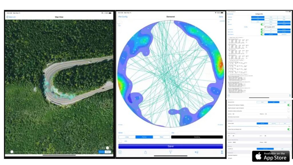 Stereonet Mobile App for iOS A Geologist's Companion